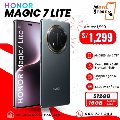 HONOR MAGIC 7 LITE - 512 ROM - 16 RAM